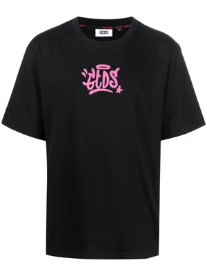 Gcds graffiti-print cotton T-shirt - Black