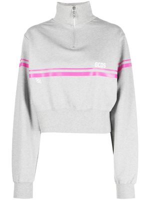 Gcds half-zip sweatshirt - Grey