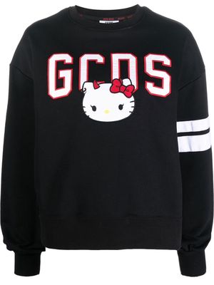 Gcds Hello Kitty logo sweatshirt - Black