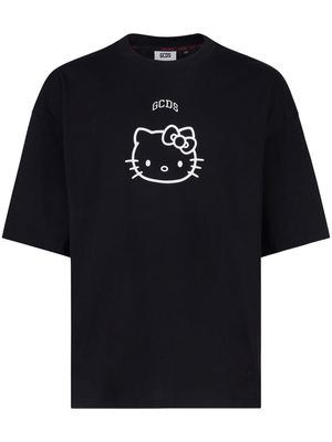 Gcds Hello Kitty-print T-shirt - Black