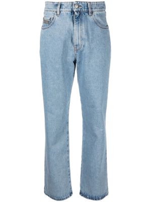Gcds high-waist straight jeans - Blue