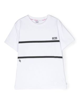 Gcds Kids chest logo-print detail T-shirt - White