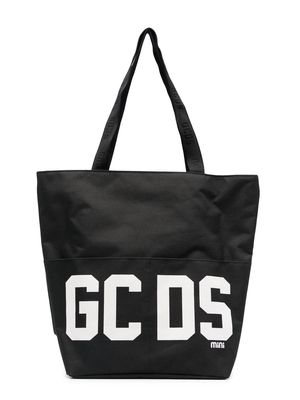 Gcds Kids logo-print shoulder bag - 60100 BLACK
