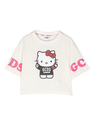 Gcds Kids x Hello Kitty graphic-print T-shirt - White