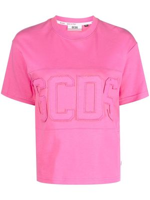 Gcds Logo Band cotton T-shirt - Pink