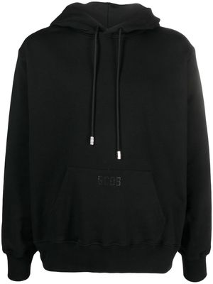 Gcds logo-detail drawstring hoodie - Black