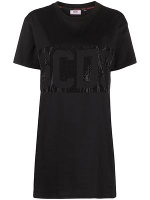 Gcds logo-embellished T-shirt dress - Black