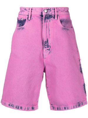 Gcds logo-patch cargo shorts - Pink