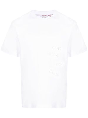 Gcds logo-print crewneck T-shirt - White