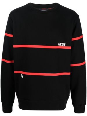 Gcds logo-print detail sweatshirt - Black