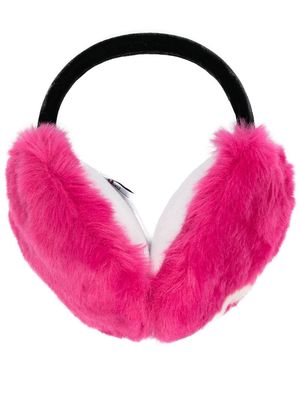 Gcds logo-print ear muffs - Pink