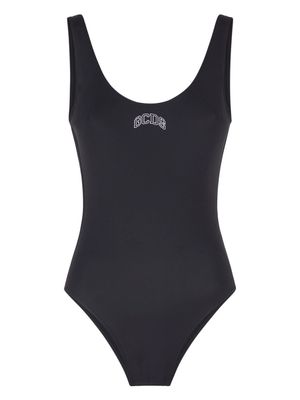 Gcds logo-print low-back swimsuit - Black