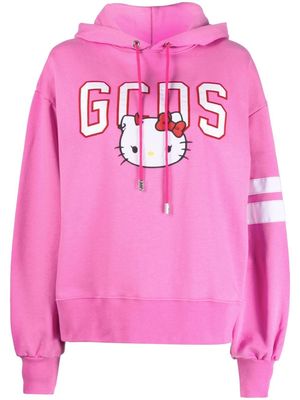 Gcds logo-print oversized hoodie - Pink