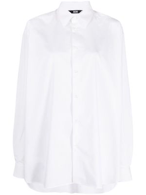 Gcds long-sleeve cotton shirt - White