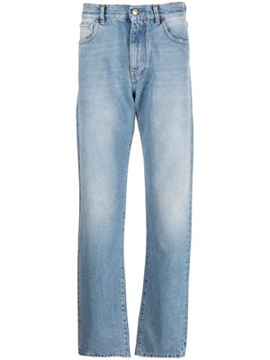 Gcds low-rise straight-leg jeans - Blue