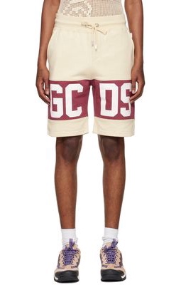 GCDS Off-White Band Shorts