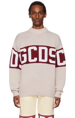 GCDS Off-White Band Sweater