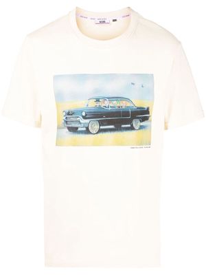 Gcds 'On The Road' cotton T-shirt - Neutrals