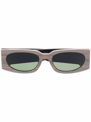 Gcds rectangular-frame sunglasses - Brown