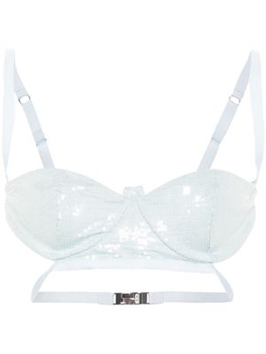 Gcds sequined bra top - Blue