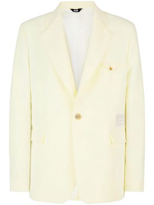 Gcds single-breasted blazer - Yellow