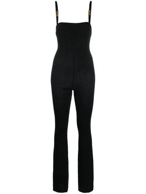 Gcds sleeveless square-neck jumpsuit - Black