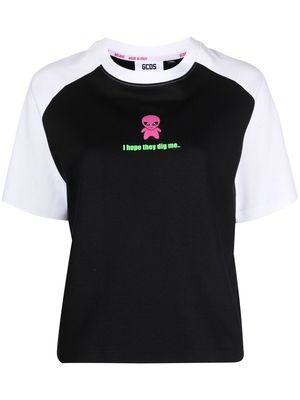 Gcds slogan-print T-shirt - Black
