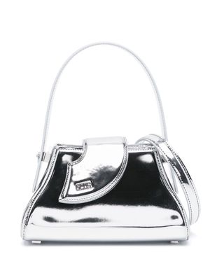Gcds small Comma tote bag - Silver