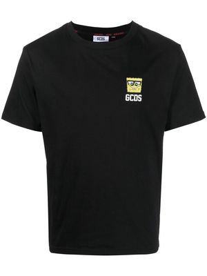 Gcds Spongebob motif T-shirt - Black