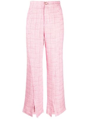 Gcds tweed tailored trousers - Pink