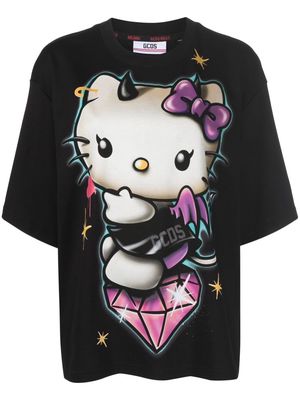 Gcds x Hello Kitty graphic-print T-shirt - Black