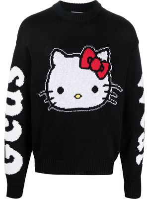 Gcds x Hello Kitty intarsia-knit jumper - Black