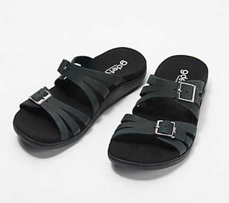 GDEFY VersoShock Orthotic Leather Sandals - Ortal