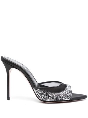 Gedebe Isabelli 10mm crystal-embellished sandals - Black