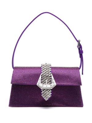 Gedebe Jade rhinestone-embellished shoulder bag - Purple