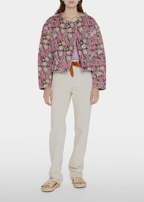 Gelio Quilted Floral Jacket