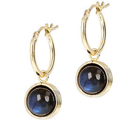 Gem Gossip Reversible Gemstone Dangle Earrings, 10K Gold