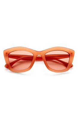 Gemma Styles Casanova 51mm Rectangle Sunglasses in Chili