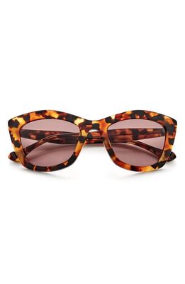 Gemma Styles Casanova 51mm Rectangle Sunglasses in Tortoise