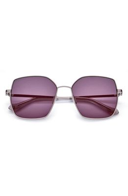 Gemma Styles Goodbye Stranger 56mm Geometric Sunglasses in Thunder