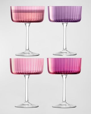 Gems Champagne/Cocktail Glasses, Set of 4