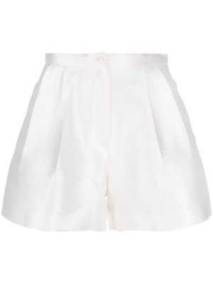Gemy Maalouf high-waist tailored shorts - White