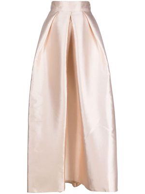 Gemy Maalouf high-waisted pleated skirt - Neutrals