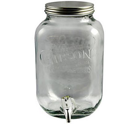 General Store 1 Gallon Glass Mason Beverage Dis penser