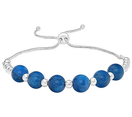 Generation Gems Sterling Opaque Bead Adjustable Bracelet