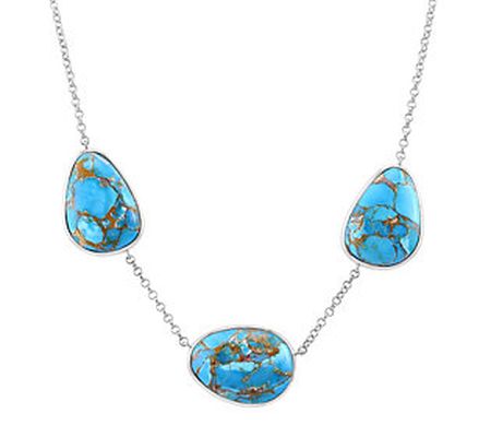 Generation Gems Sterling Sonoran Turquoise Stat ion Necklace