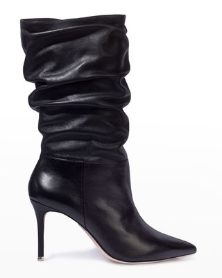 Geni Slouchy Calfskin Mid Boots