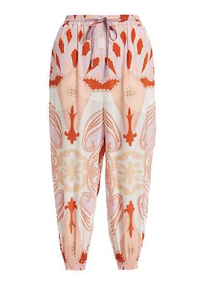 Genie Abstract Cropped Pants