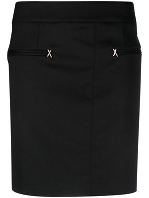 Genny crystal-embellished detail skirt - Black