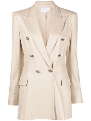 Genny Giacca double-breasted blazer - Neutrals